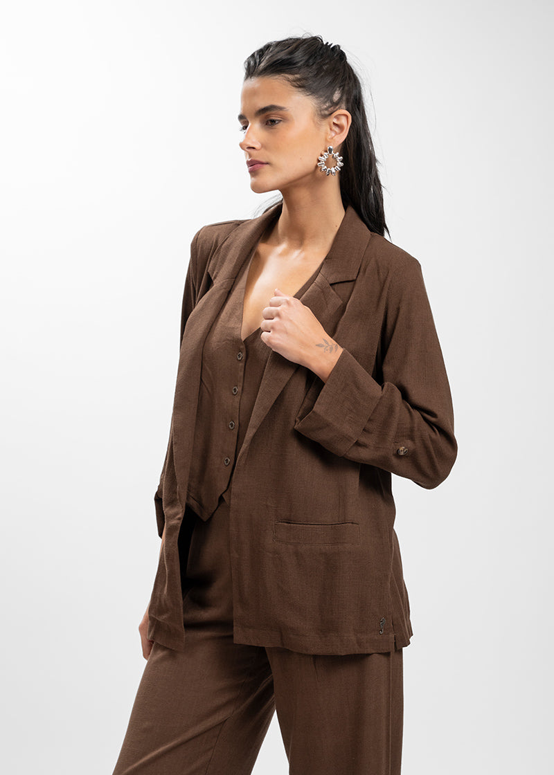 BLAZER JULIETA chocolate