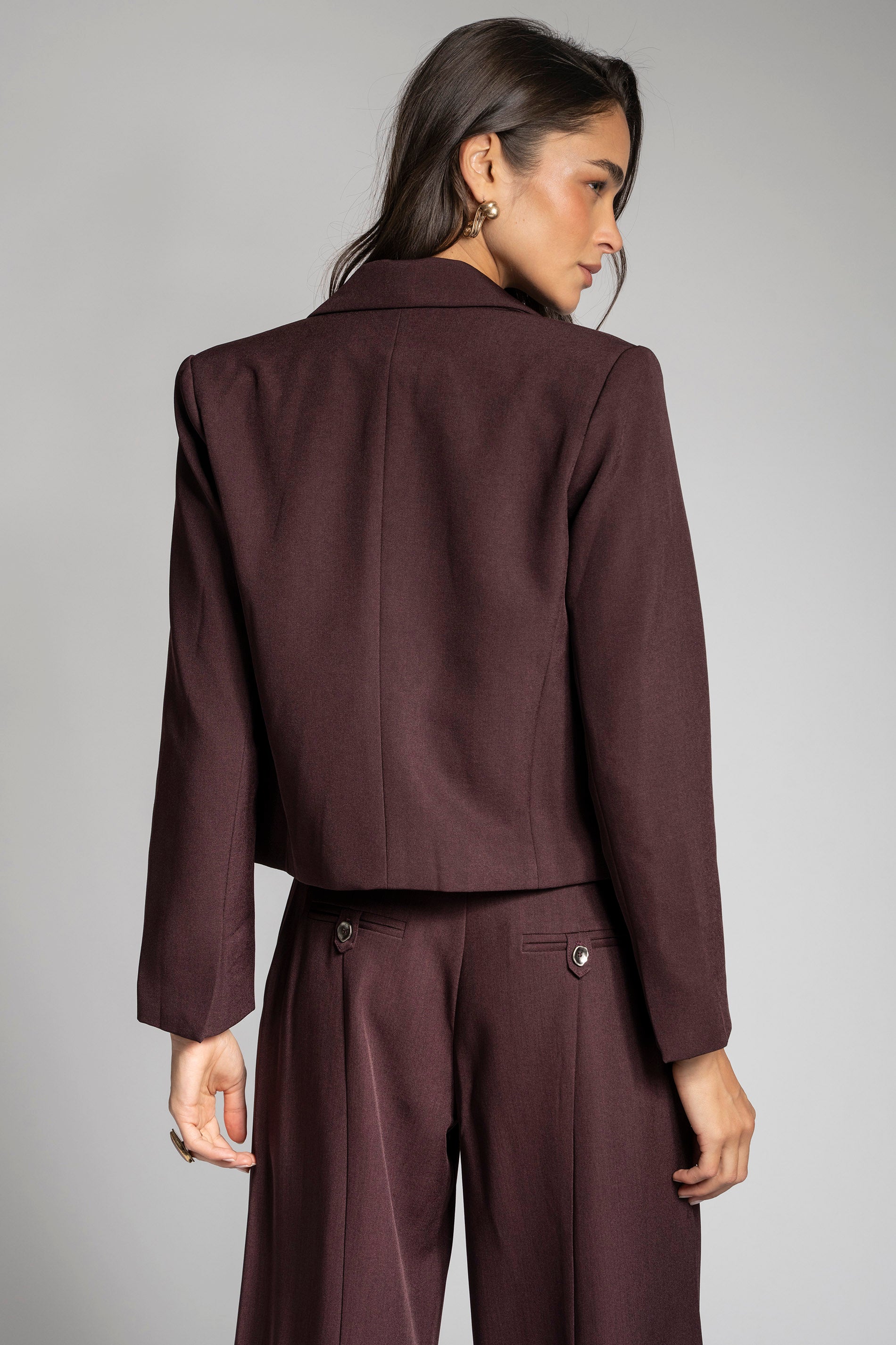 BLAZER LENA burdeo