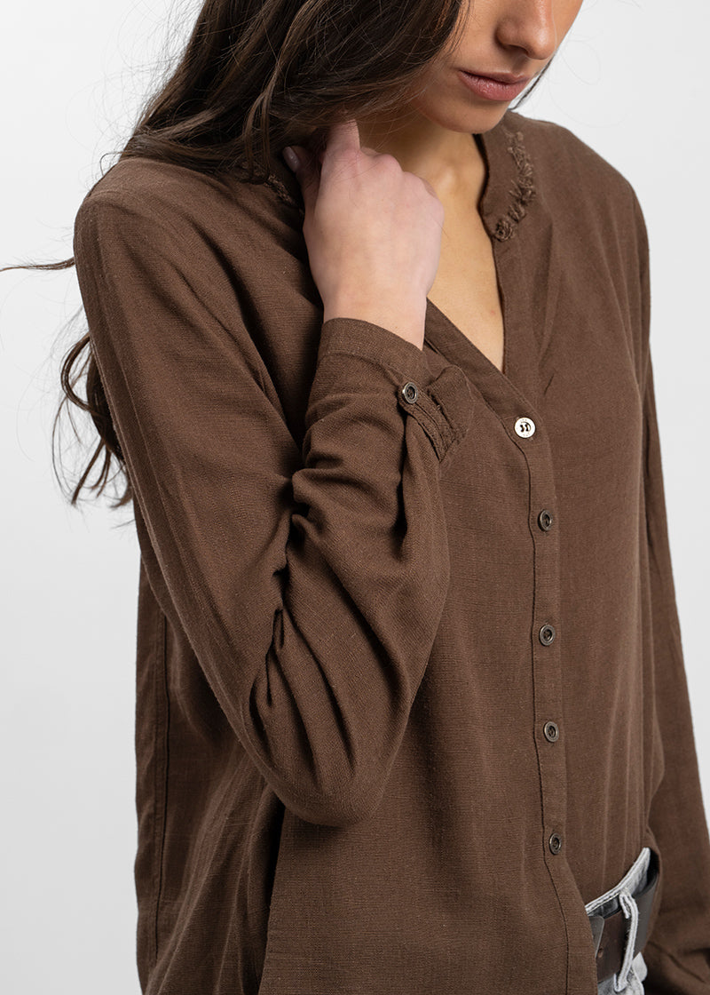 BLUSA ELENA café