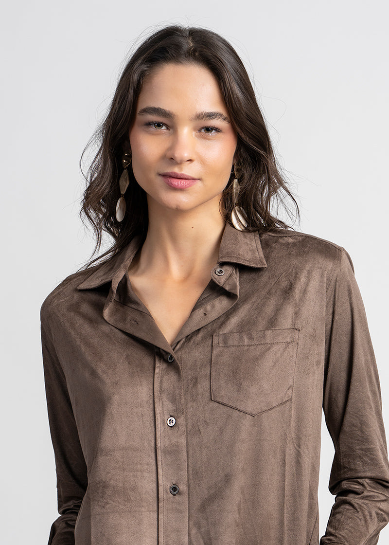 BLUSA JAVI café