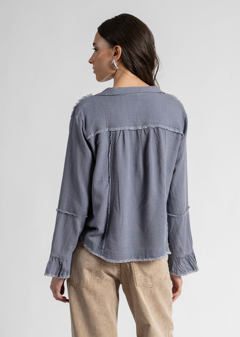 BLUSA SOLE Lino denim