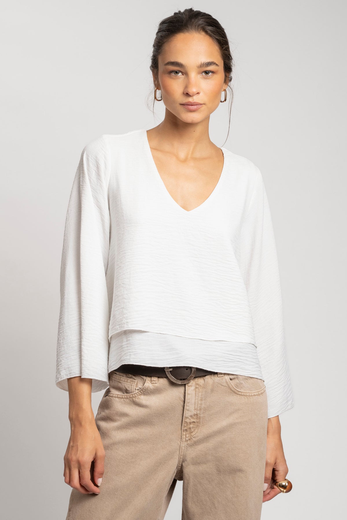 BLUSA ADRIANA blanco - S