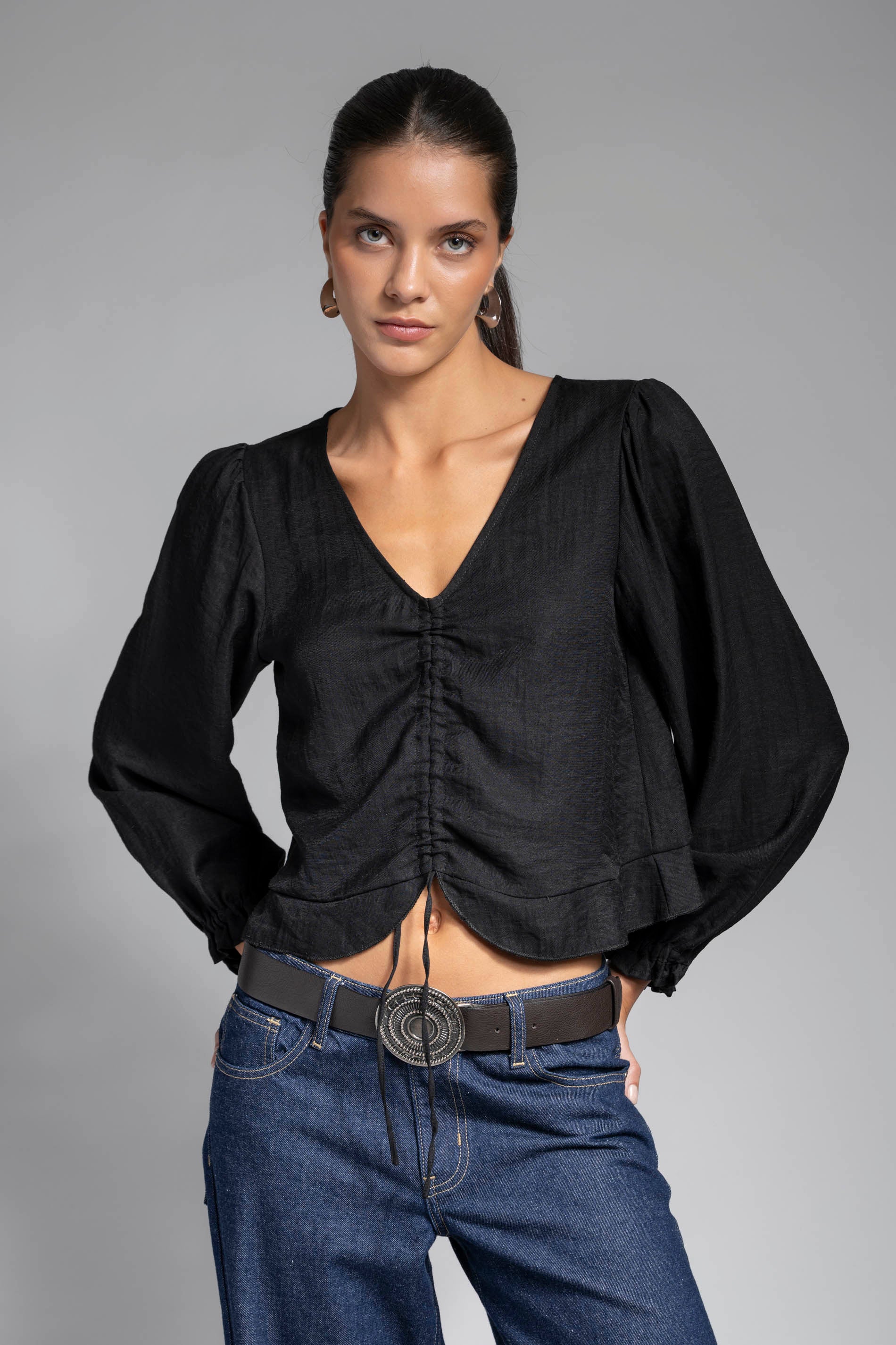 BLUSA ALBA negro