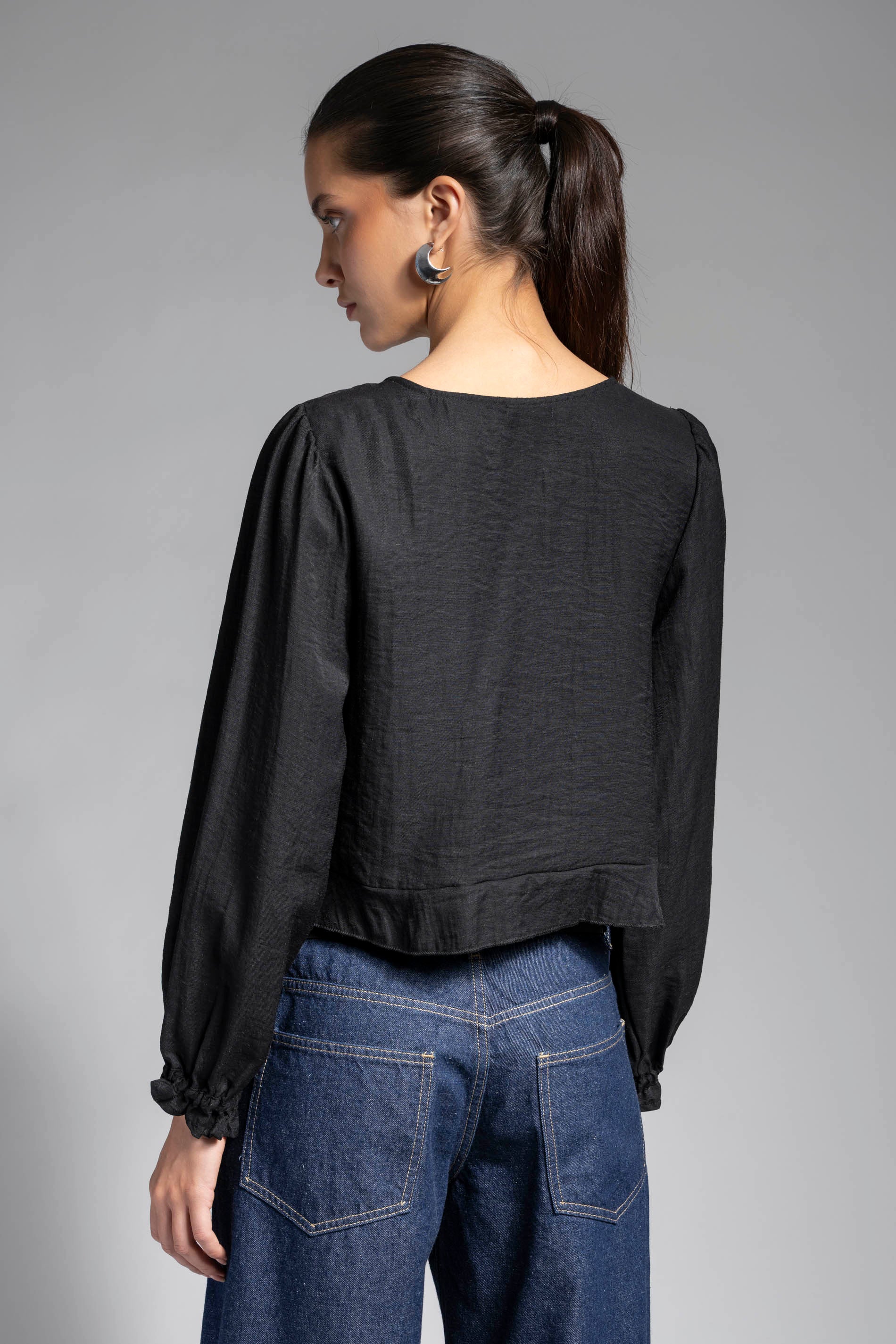 BLUSA ALBA negro