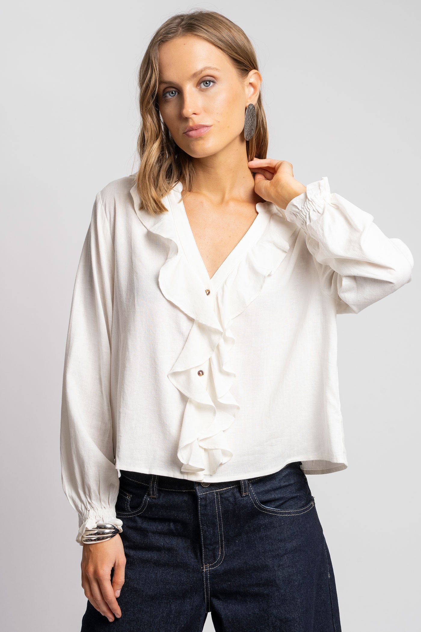BLUSA ANTONIA crudo