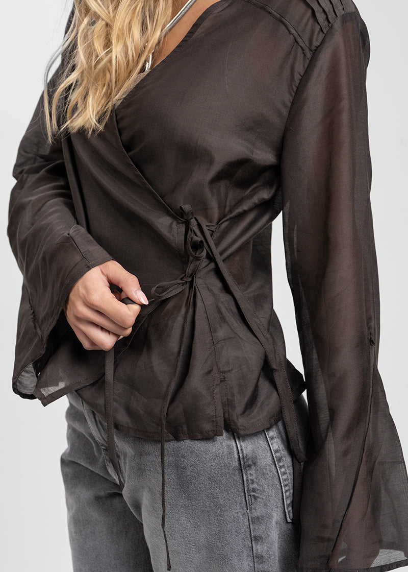 BLUSA BELONA chocolate