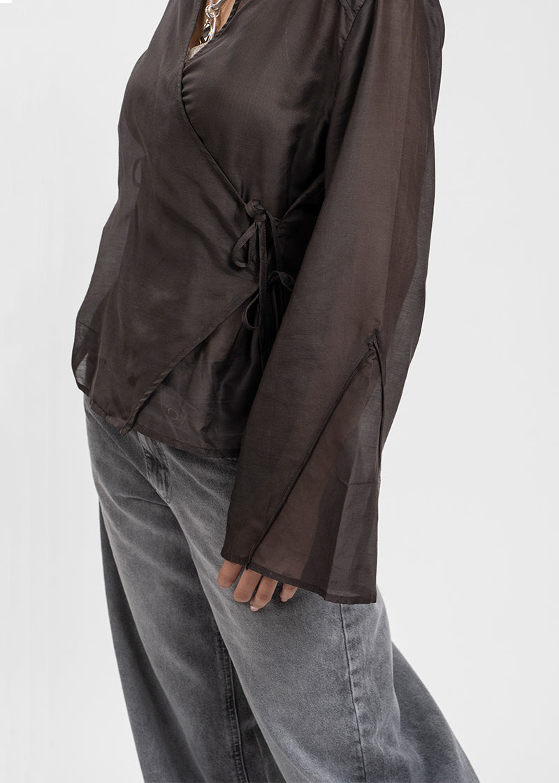 BLUSA BELONA chocolate