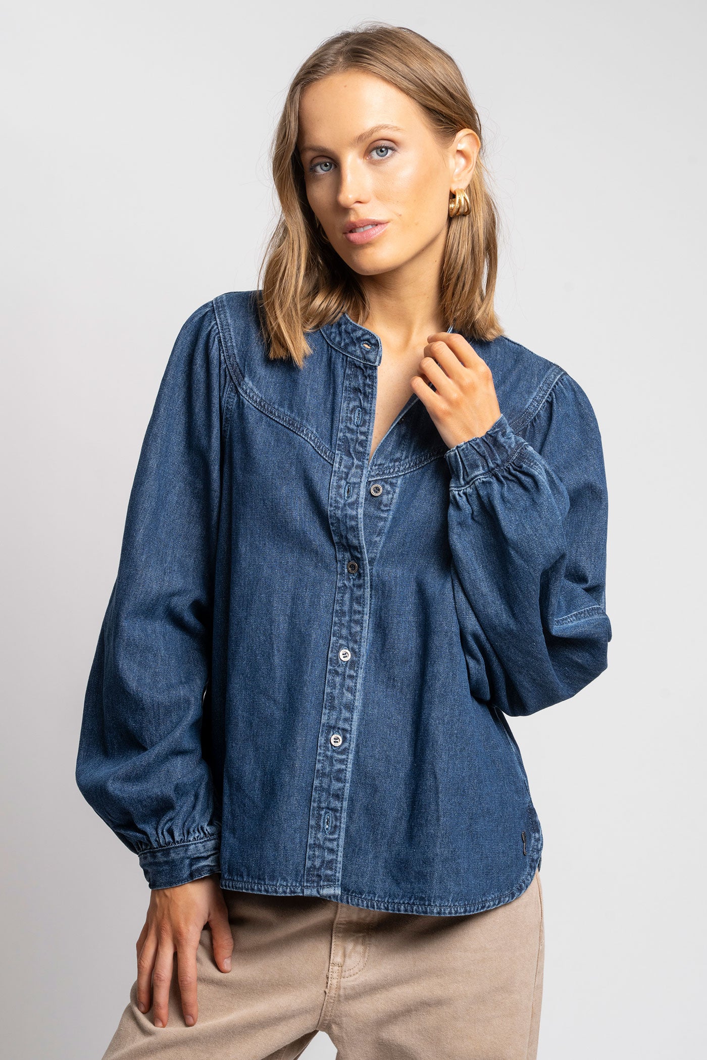 SOBRECAMISA CHARLOTTE denim