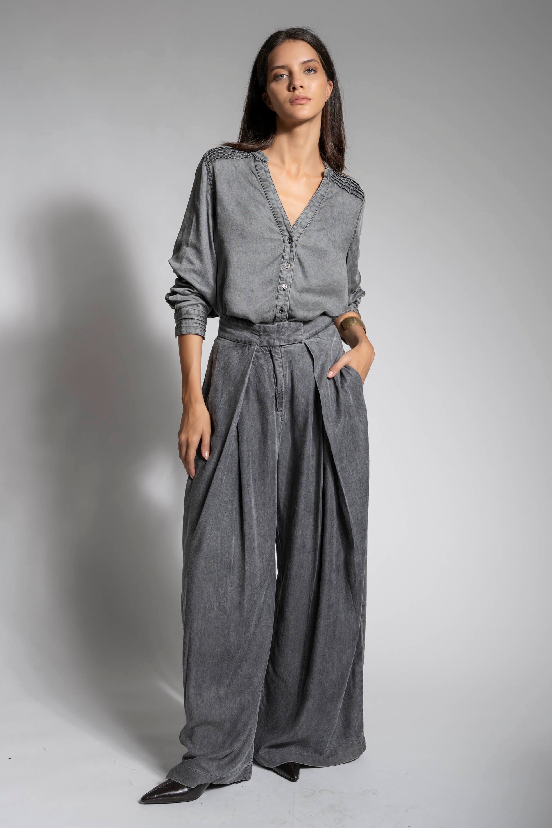 BLUSA EDIE grafito