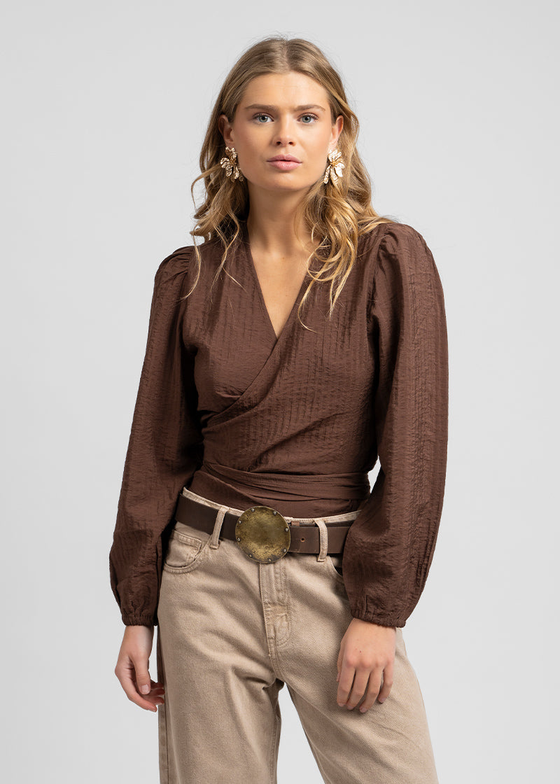 BLUSA JADE café