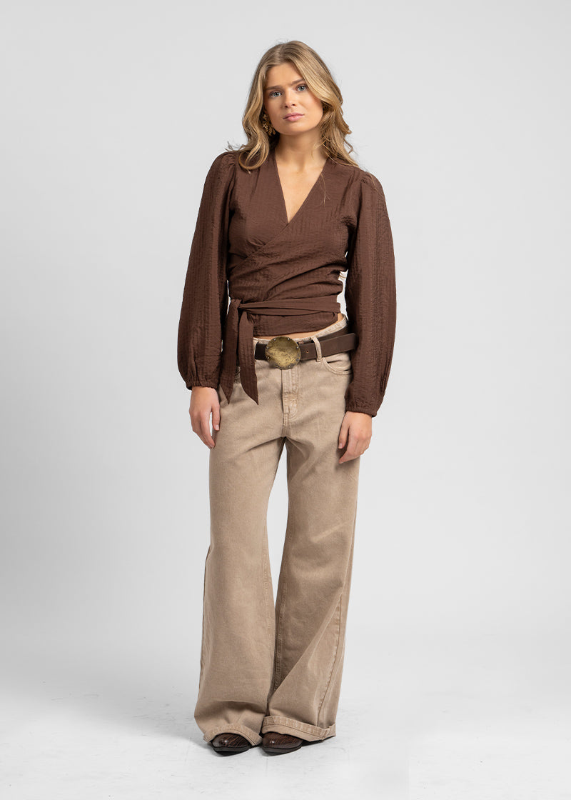 BLUSA JADE café