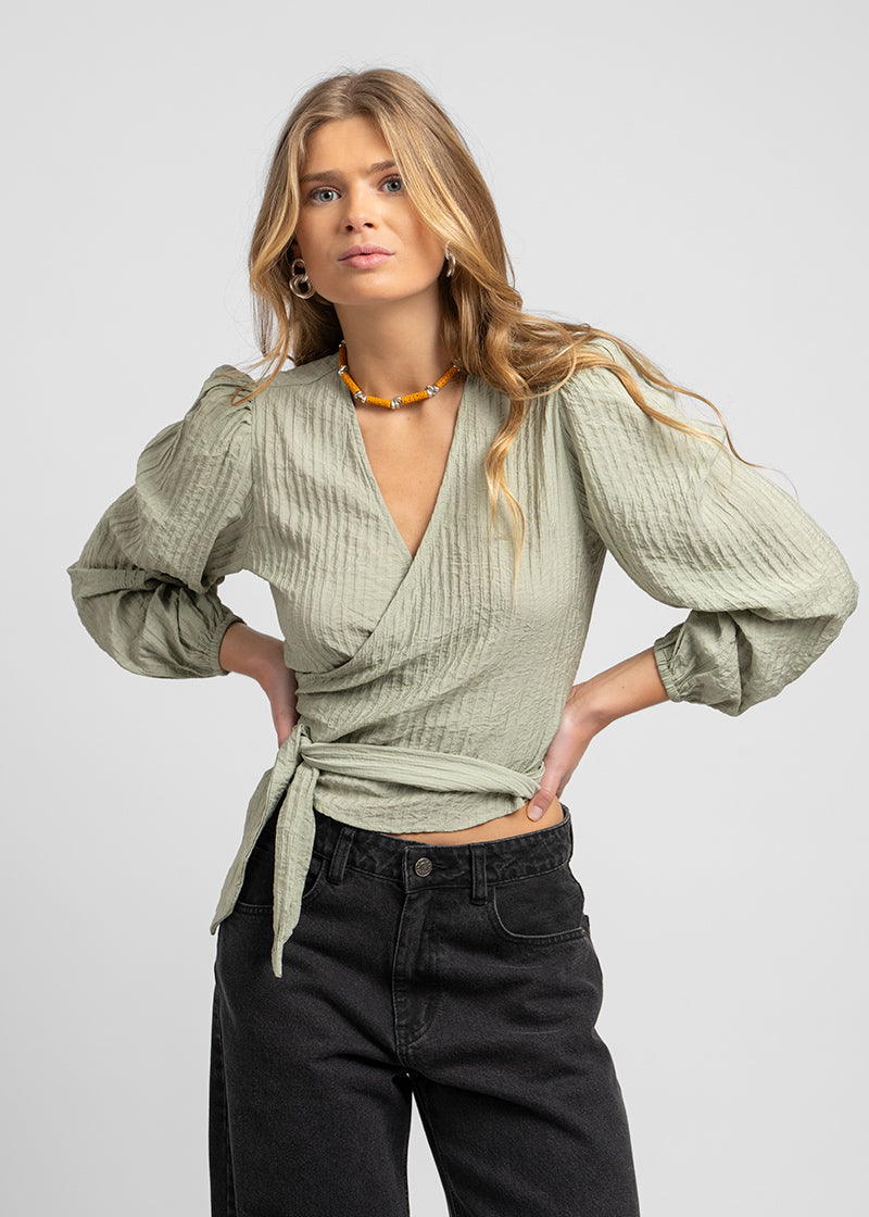 BLUSA JADE verde