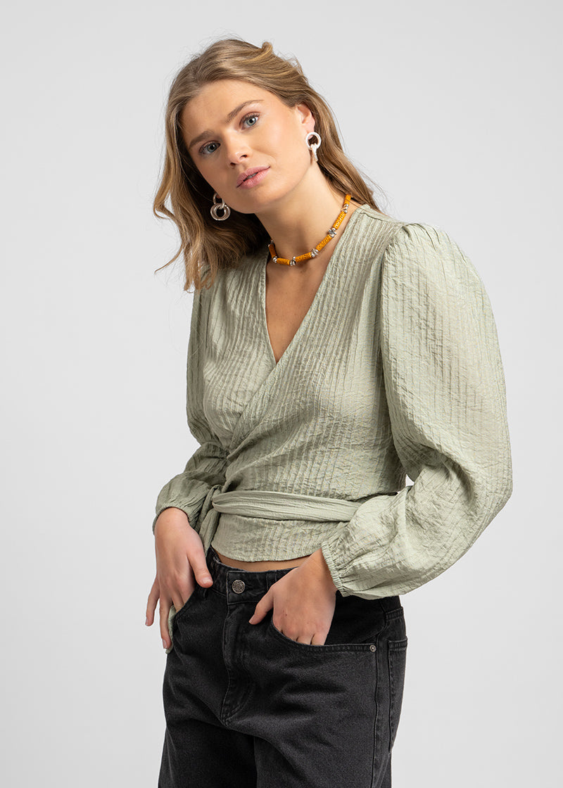 BLUSA JADE verde