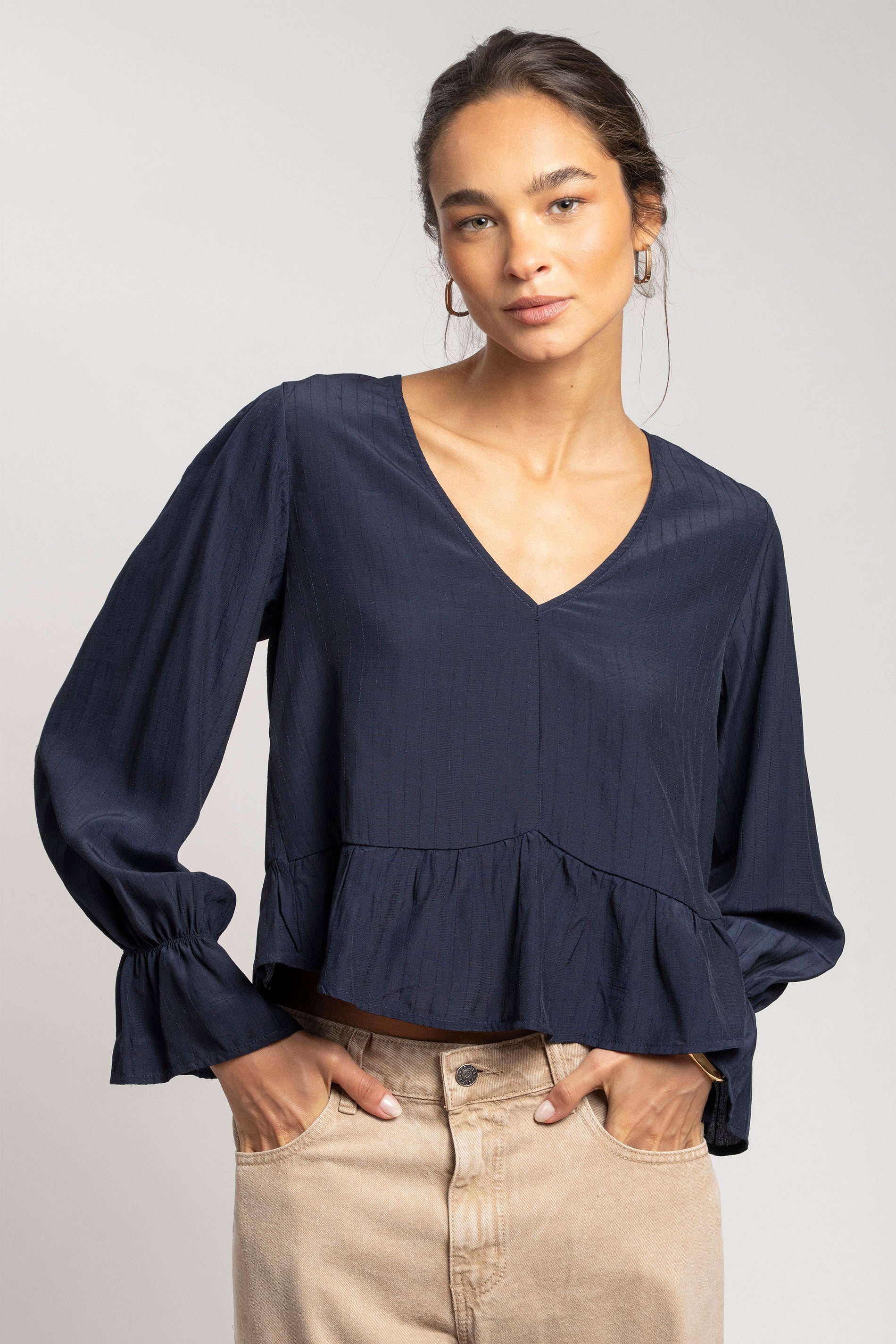 BLUSA MAEL azul marino