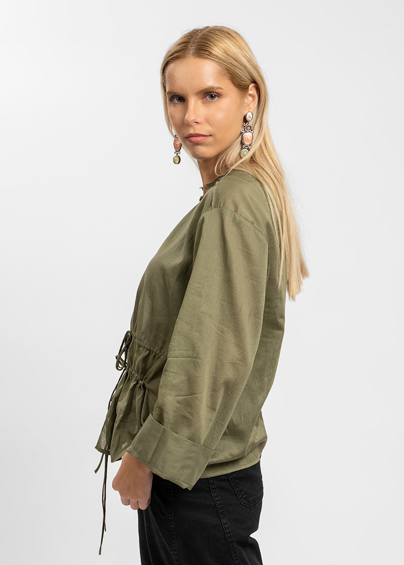 BLUSA MARIE verde militar