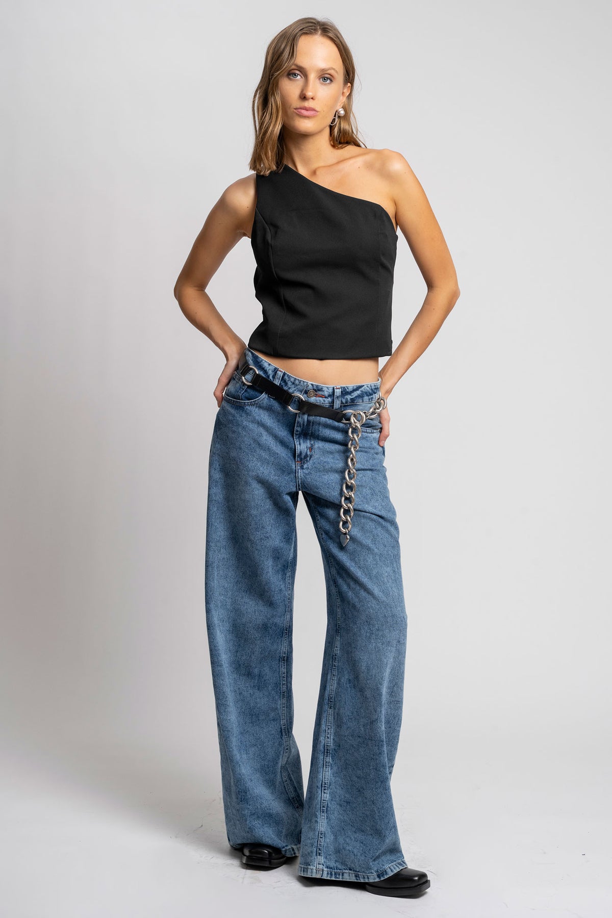 BLUSA PORTO negro - S