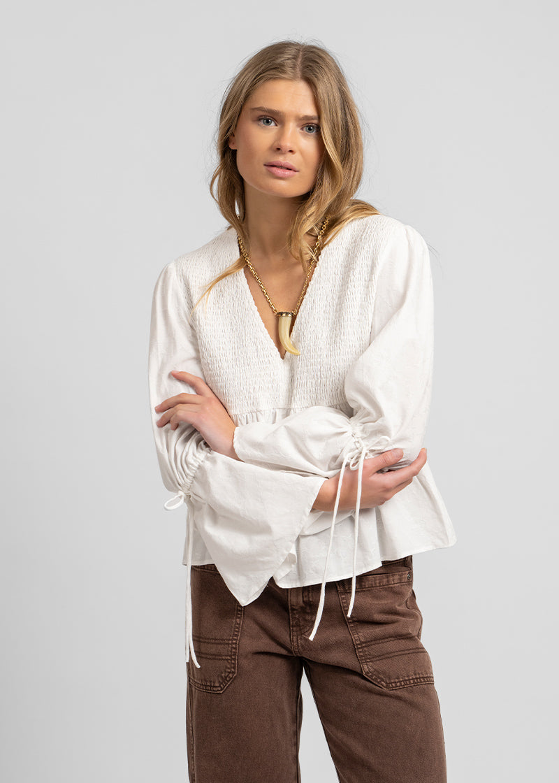 BLUSA ROSA blanco