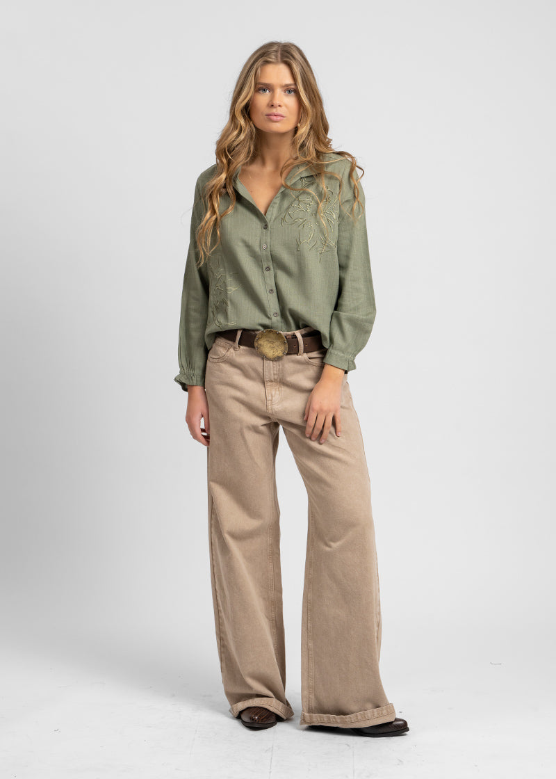 BLUSA ROSARIO verde