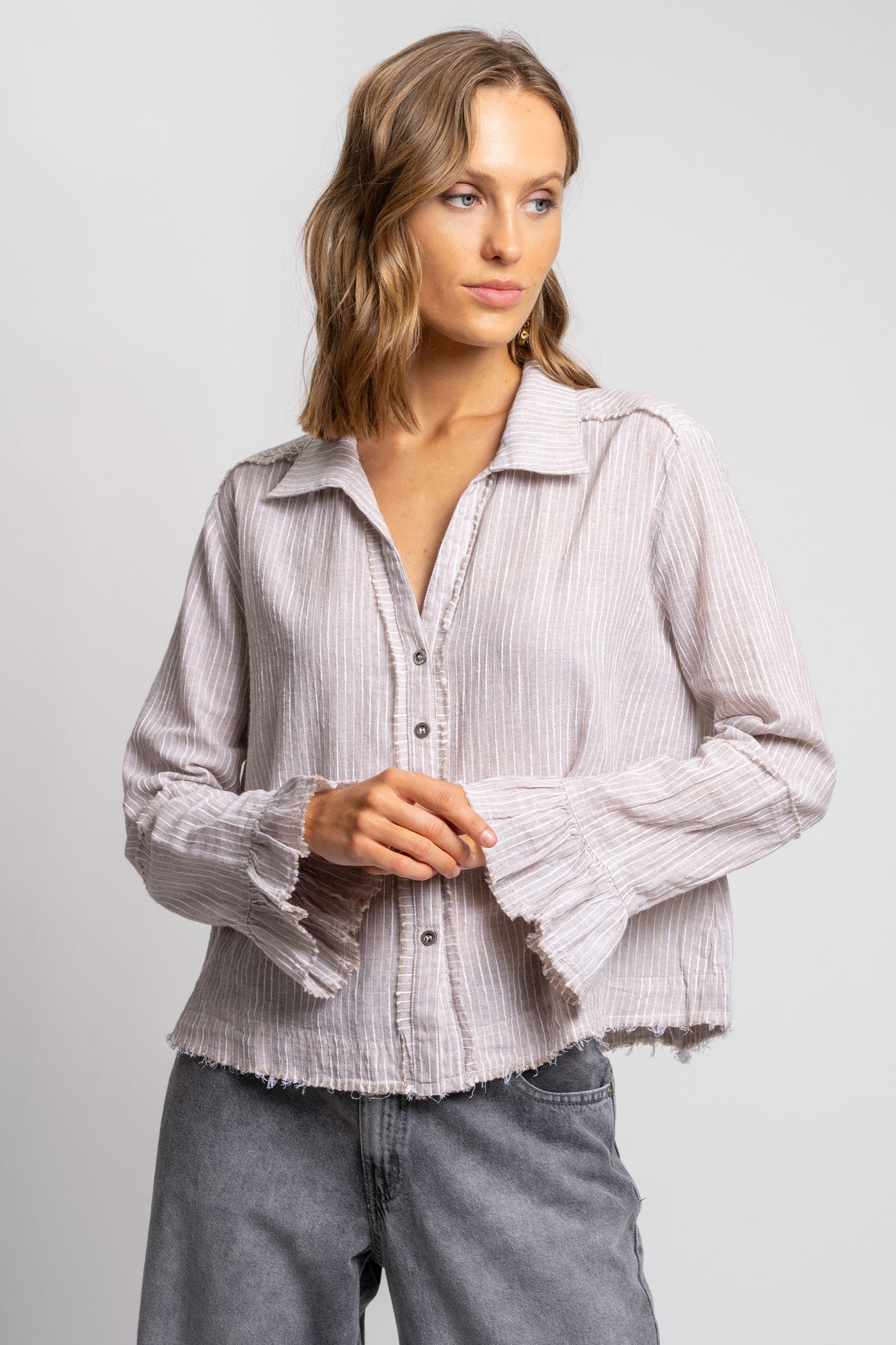 BLUSA SOLE R café