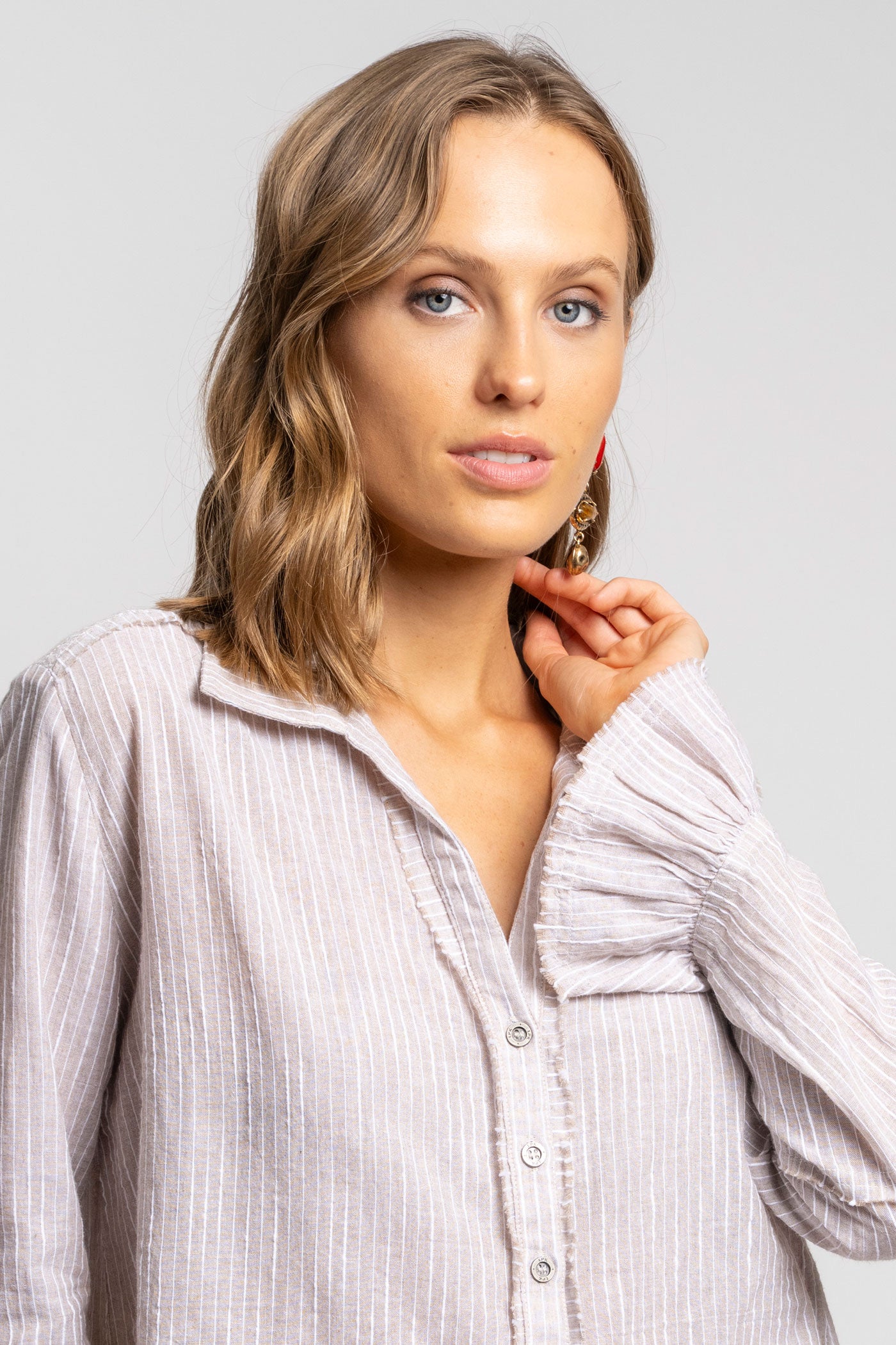 BLUSA SOLE R café