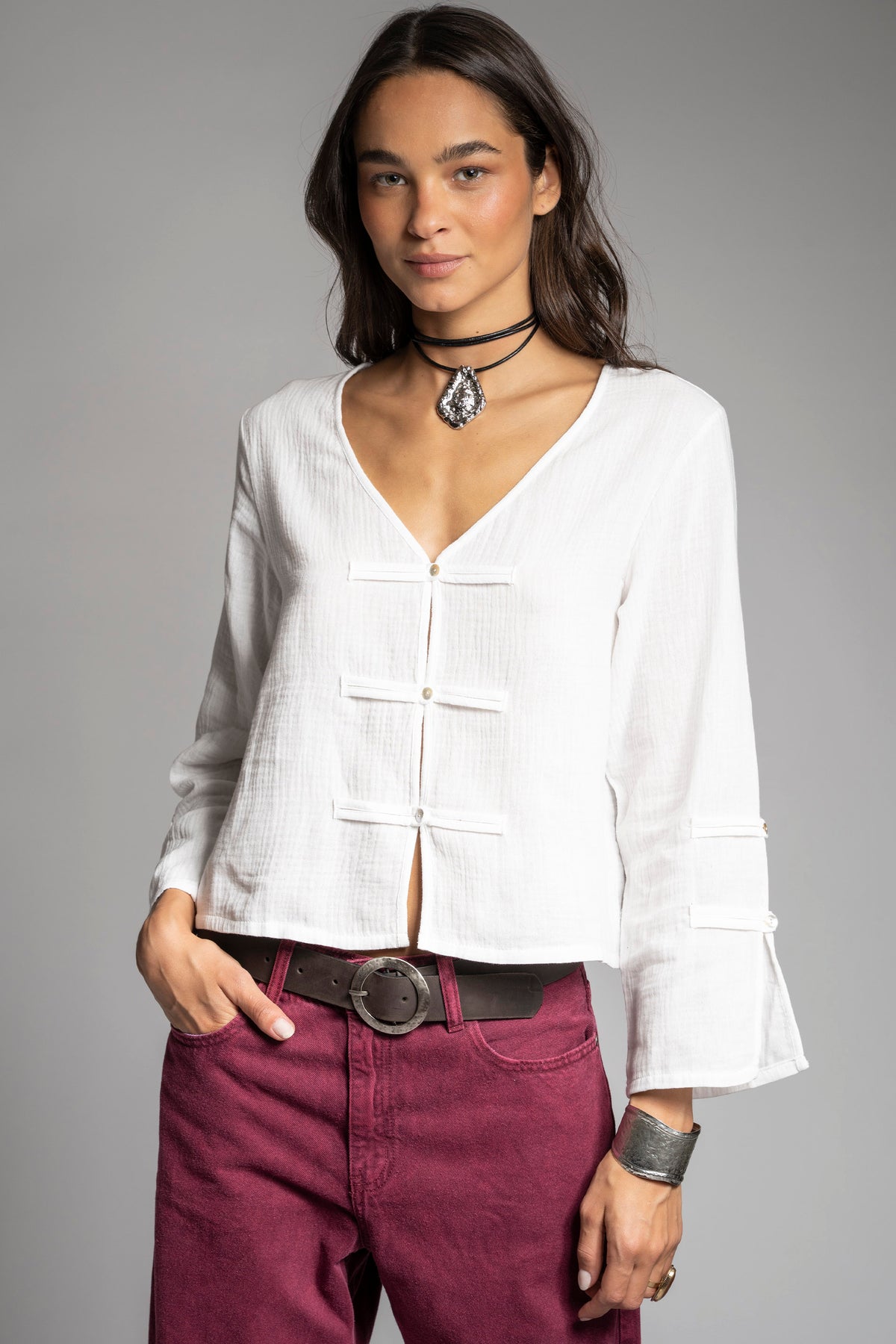BLUSA YARA blanco - S