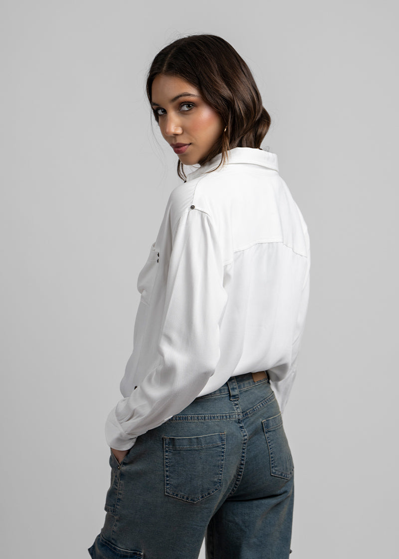 BLUSA COTÉ blanco