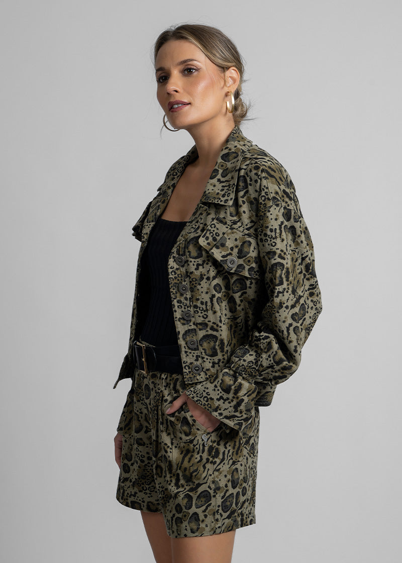 CHAQUETA ALE animal print