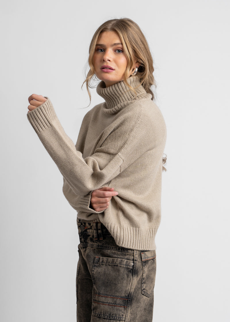 CHALECO LAMAS beige