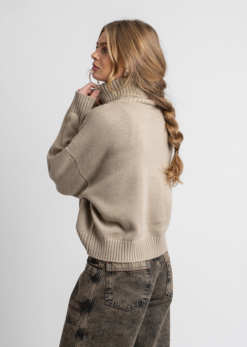 CHALECO LAMAS beige