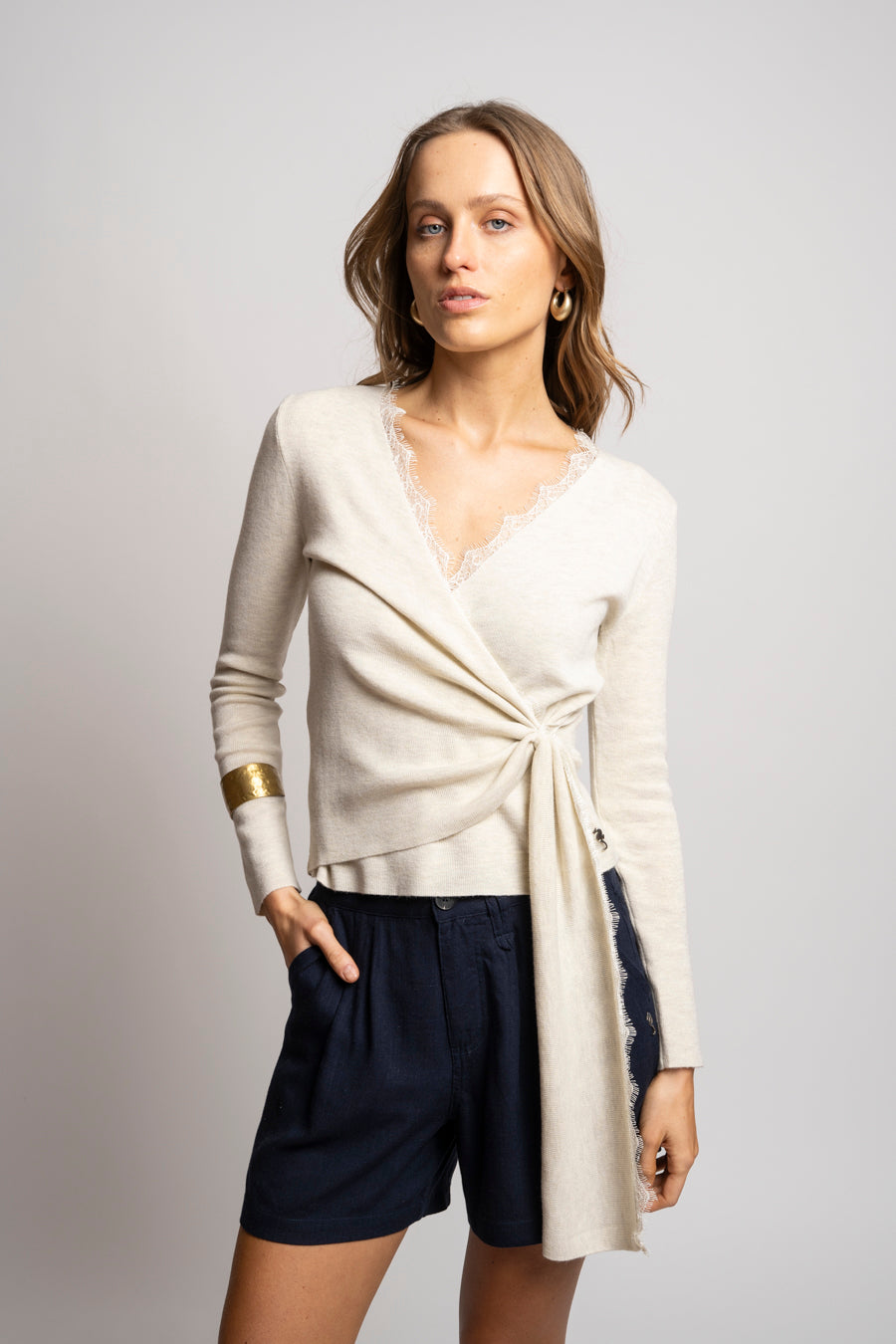 CHALECO KAS beige