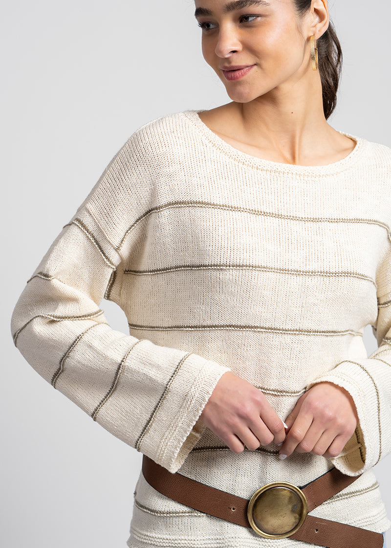 CHALECO ASTANA crudo/beige