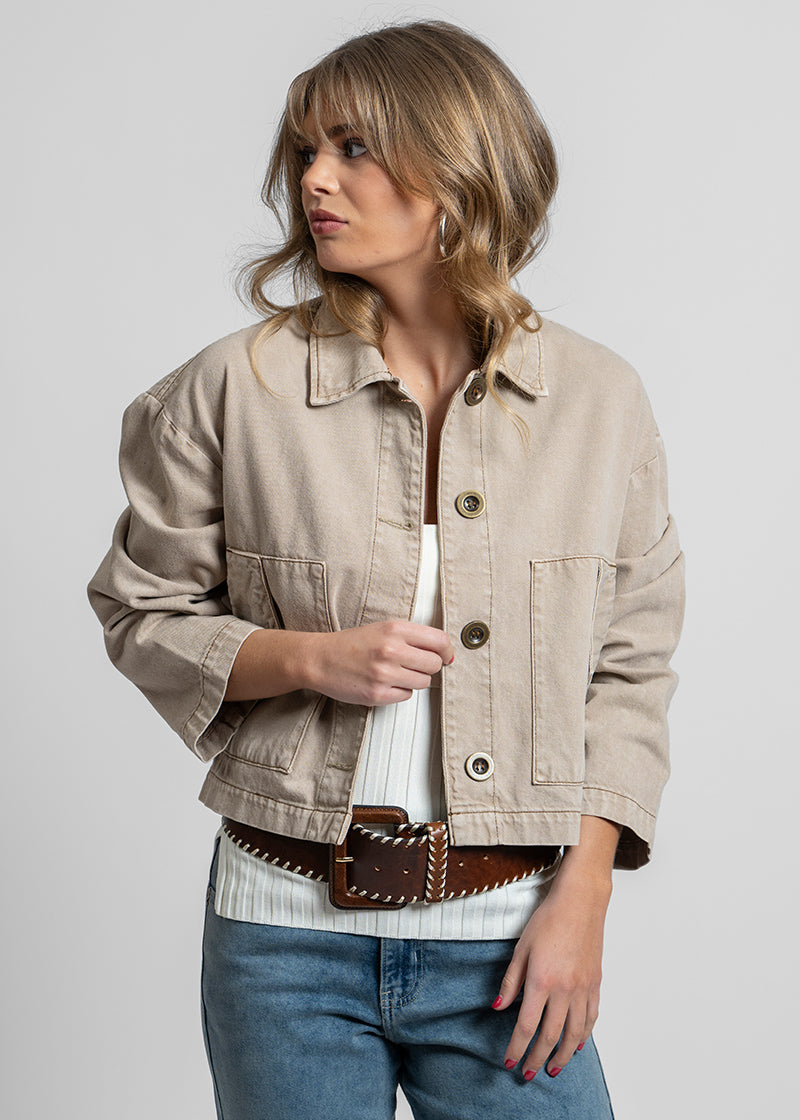 CHAQUETA AMAYA J beige