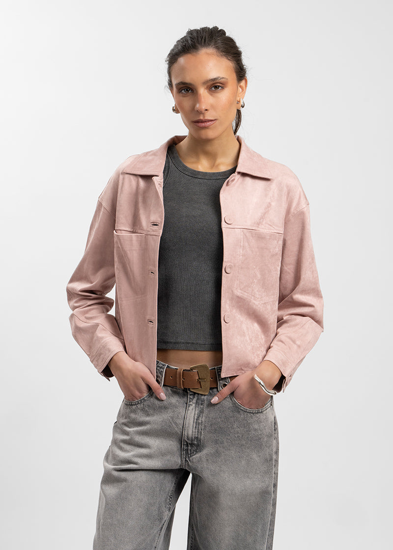 CHAQUETA BÁRBARA rosado
