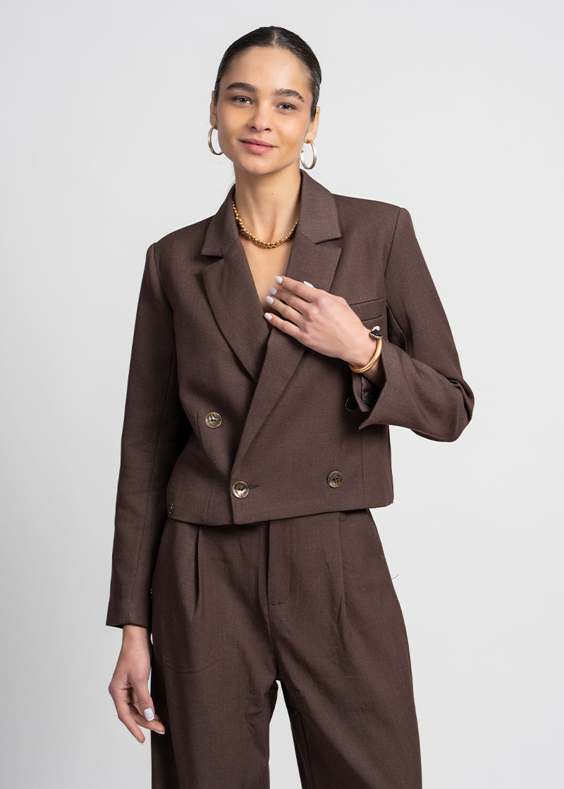 BLAZER LENA café