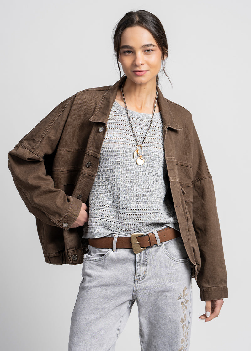 CHAQUETA MANE café