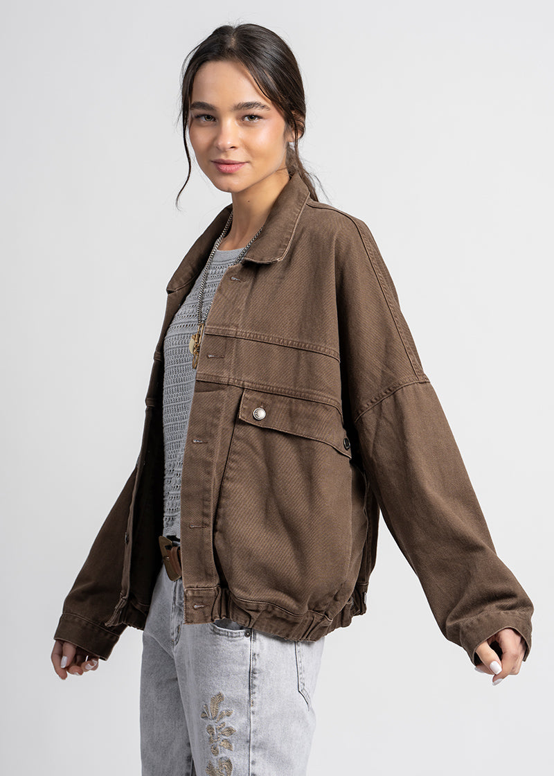 CHAQUETA MANE café
