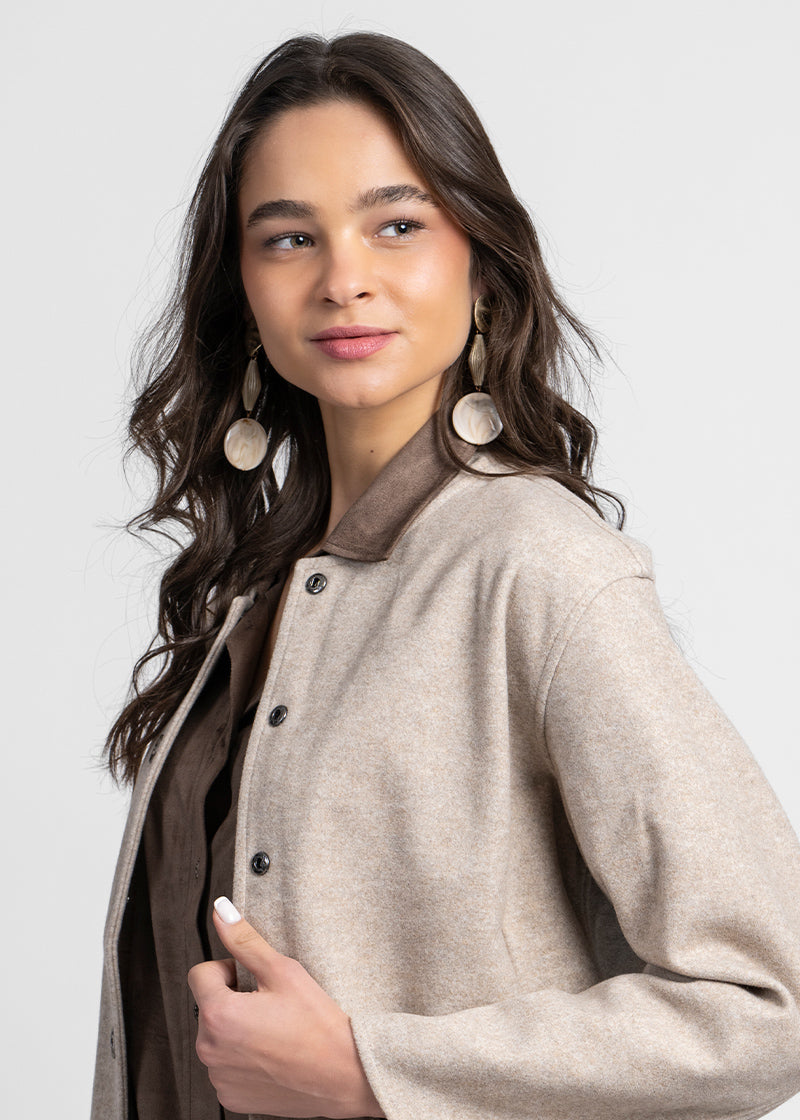 CHAQUETA MANUELA beige