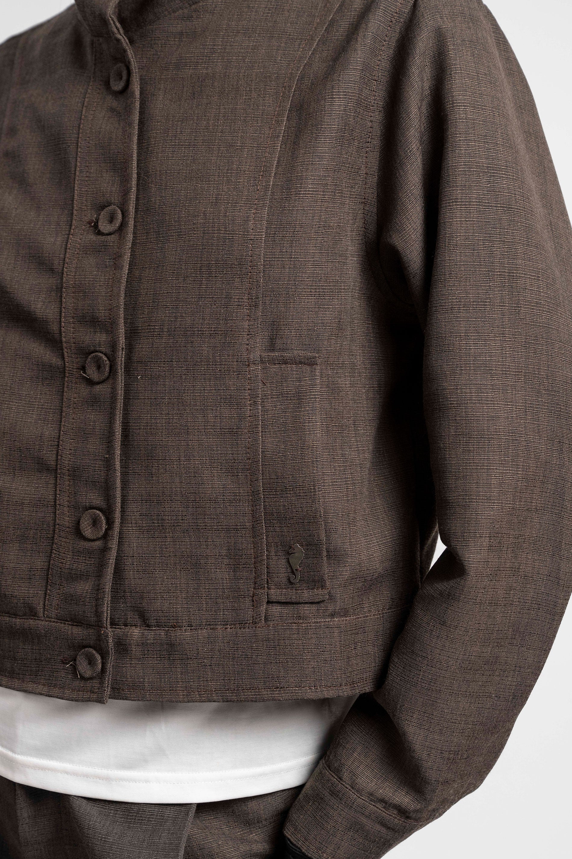 CHAQUETA CARO café