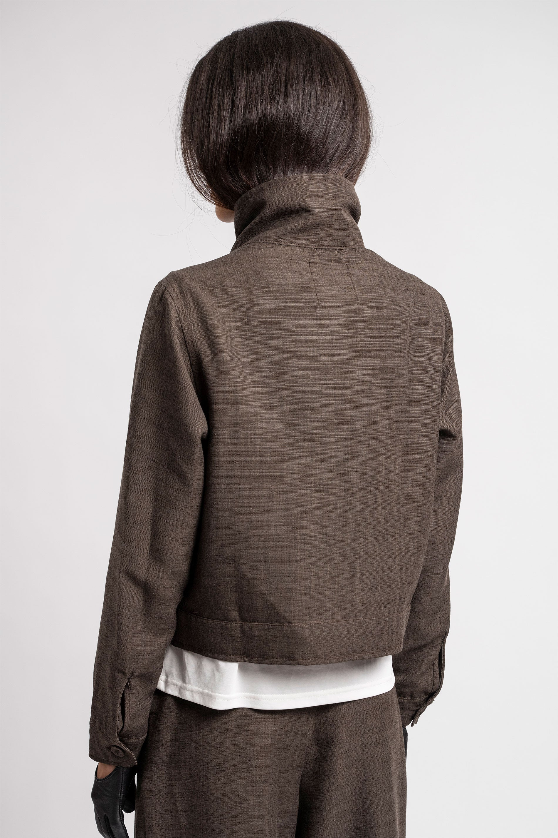 CHAQUETA CARO café