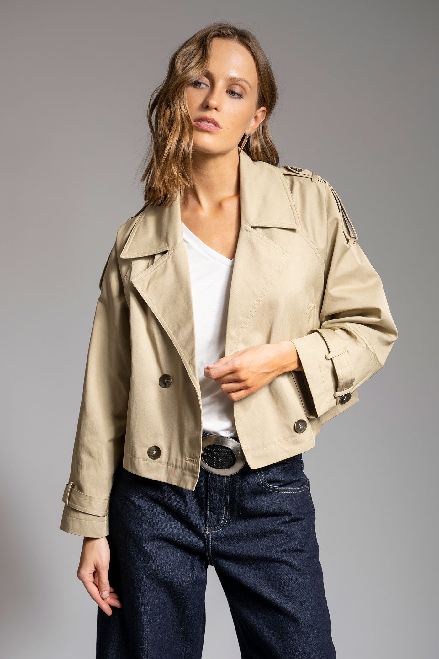 TRENCH CAROLA camel