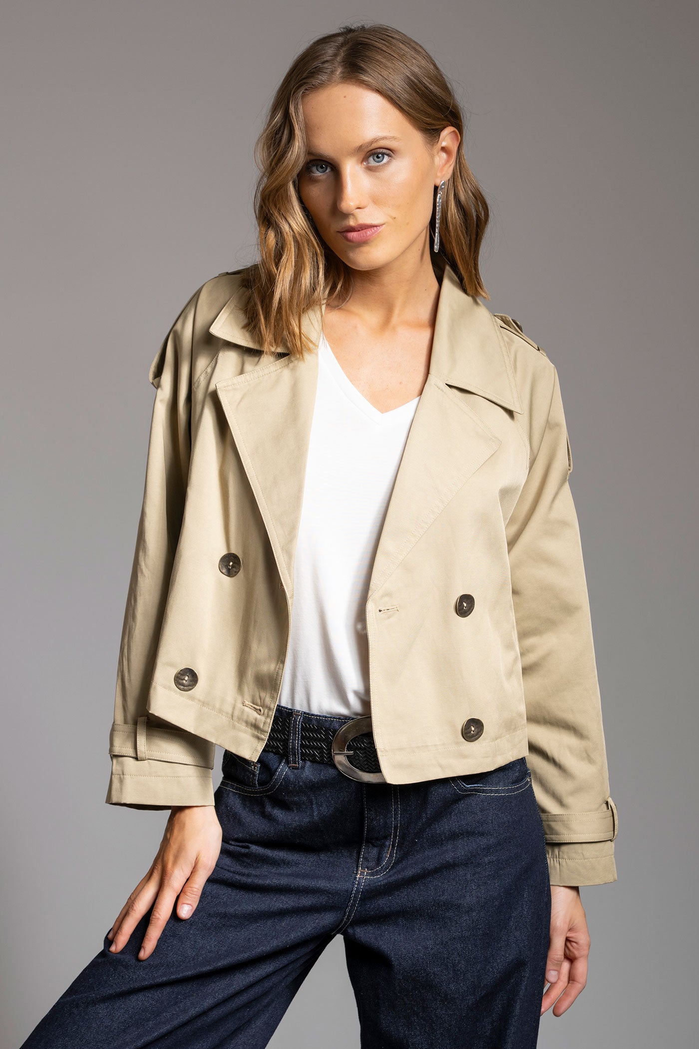 TRENCH CAROLA camel