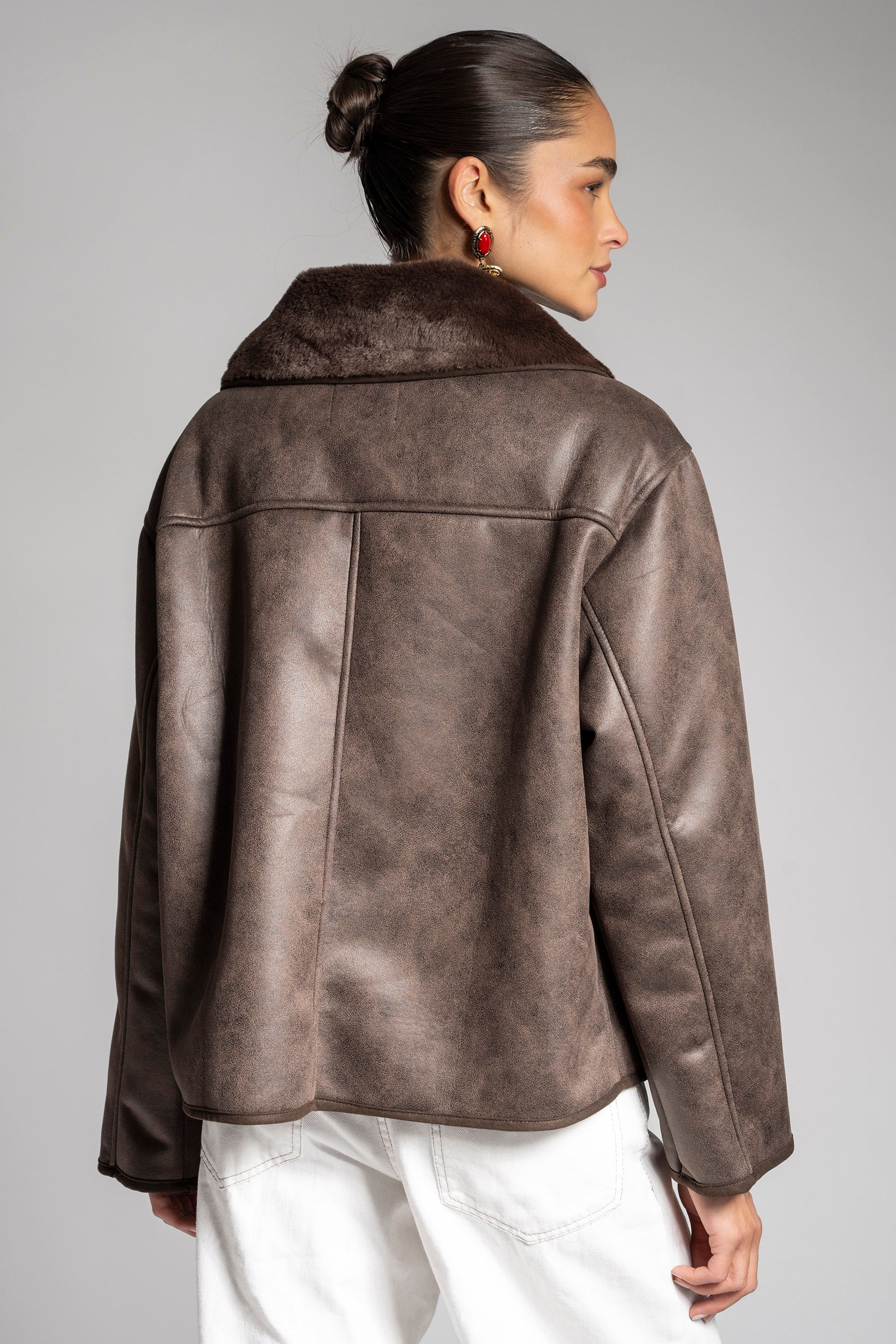 CHAQUETA CONSU café