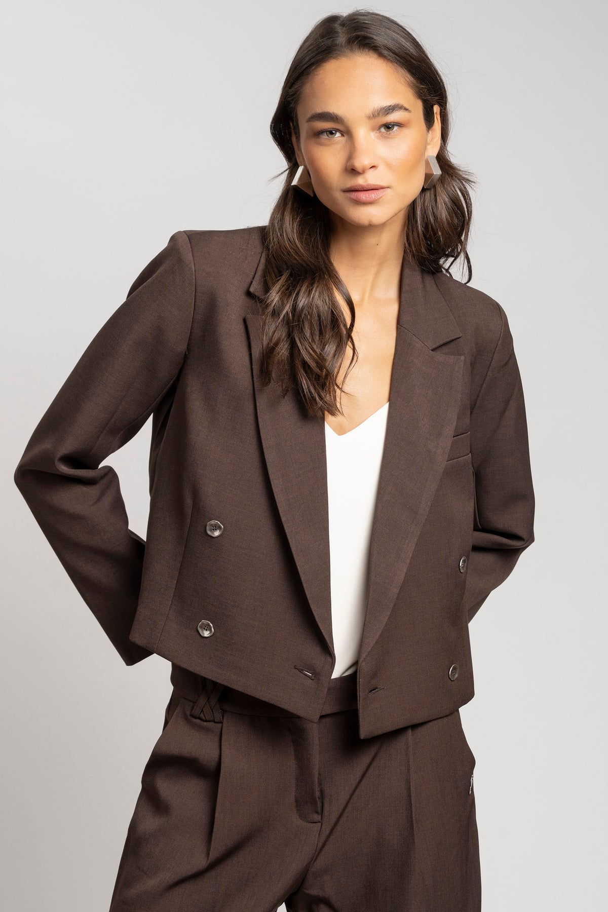 BLAZER LENA chocolate - S