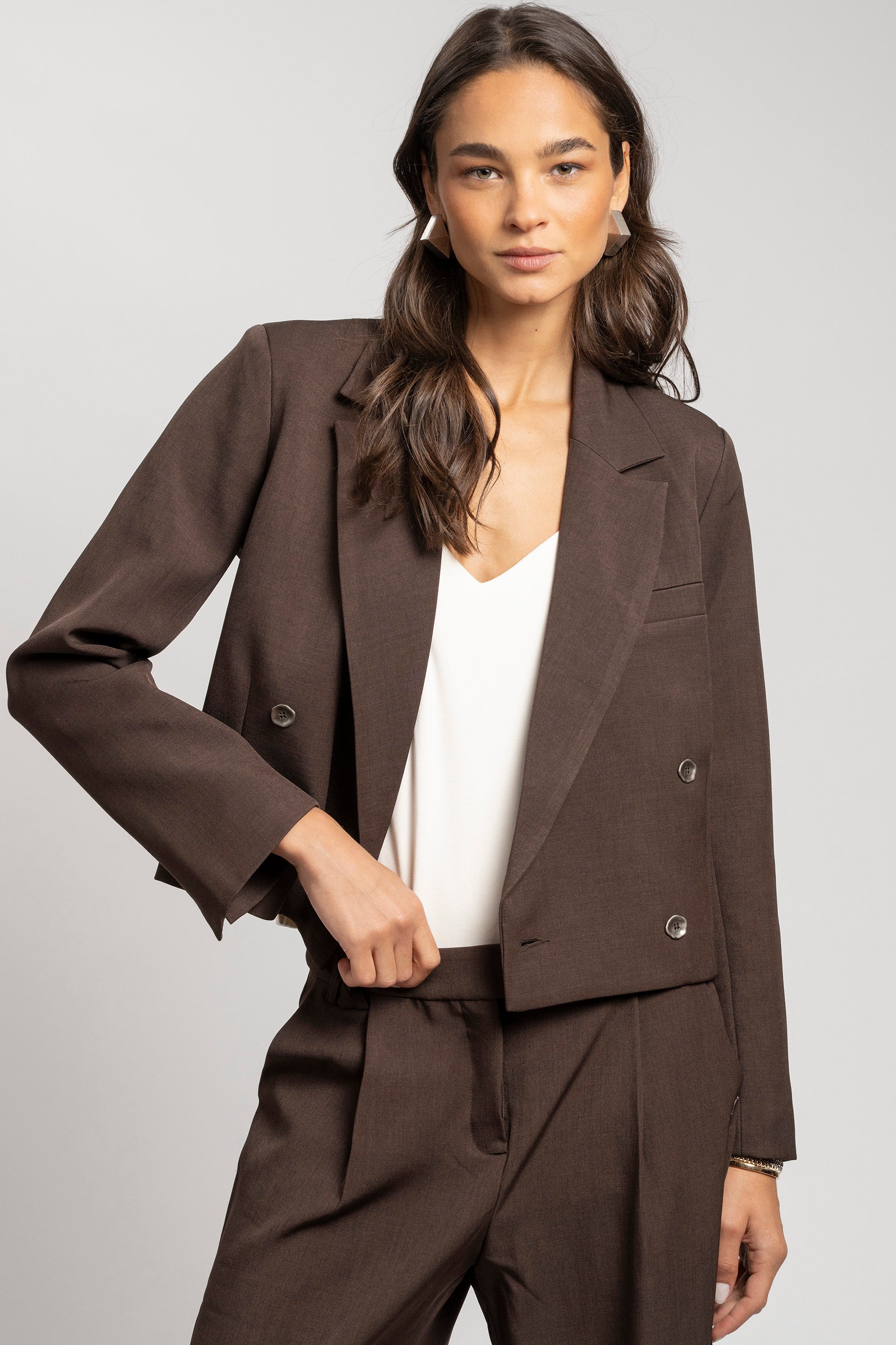 BLAZER LENA chocolate