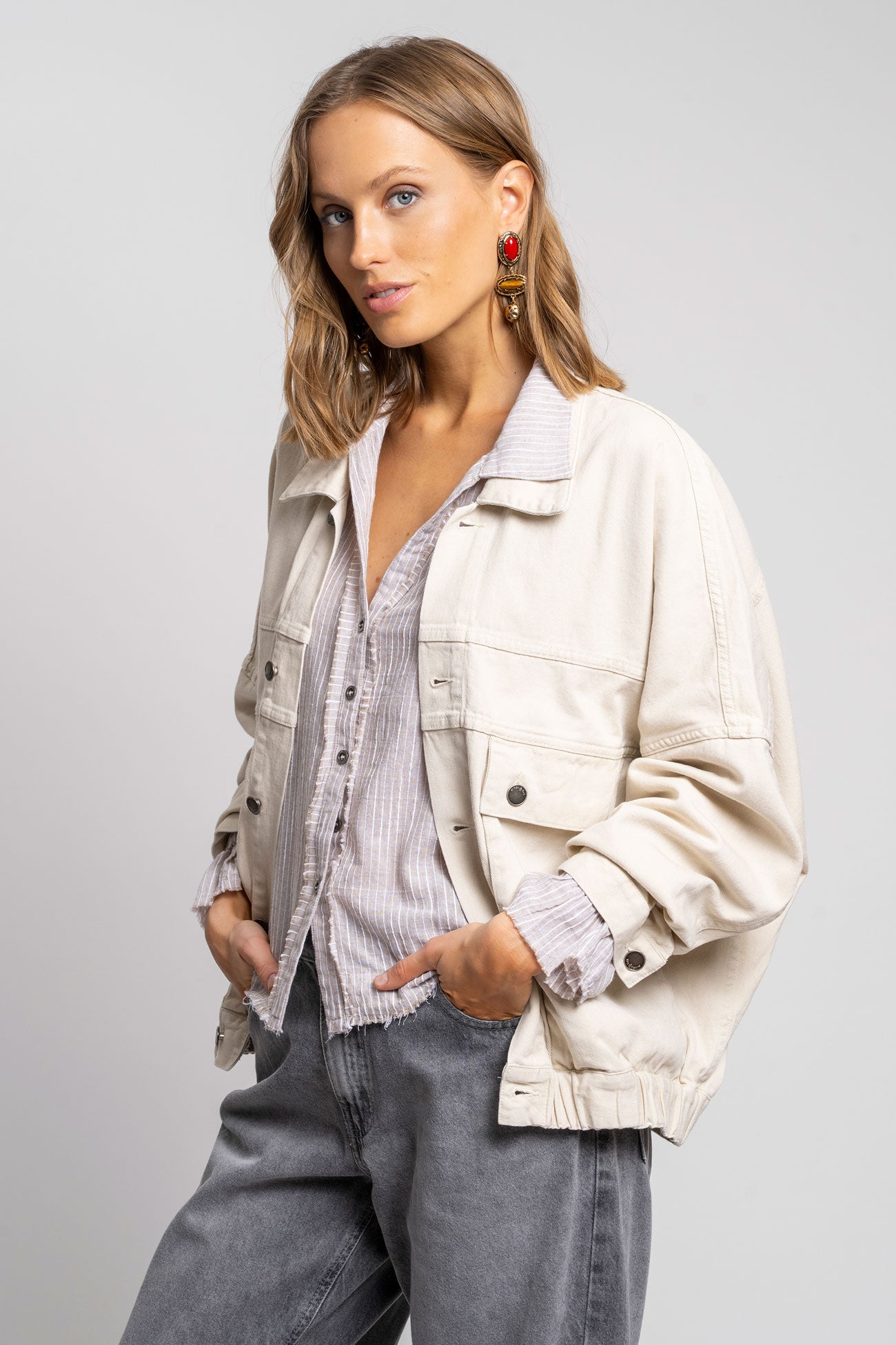 CHAQUETA MANE beige
