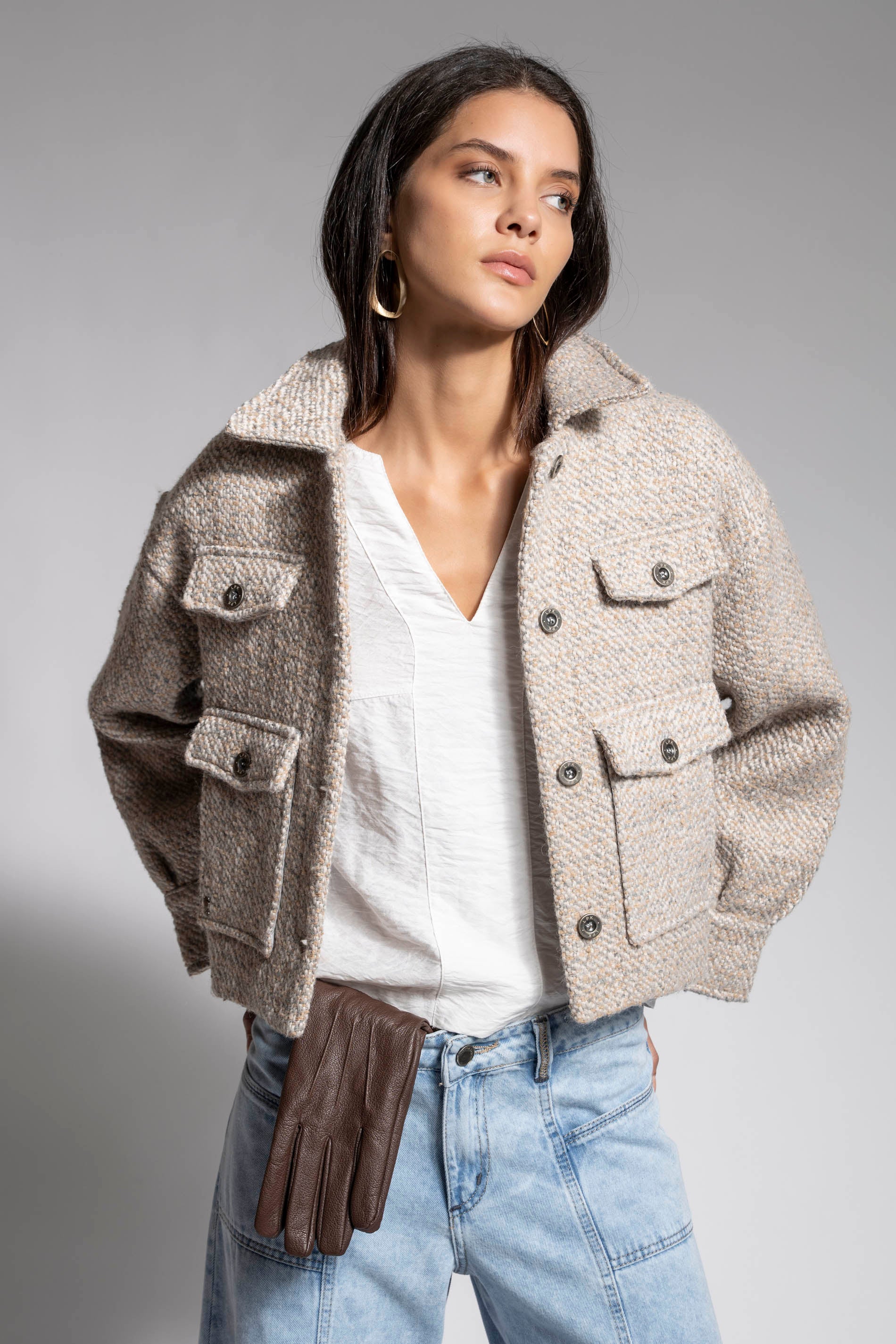 CHAQUETA MARAIS beige
