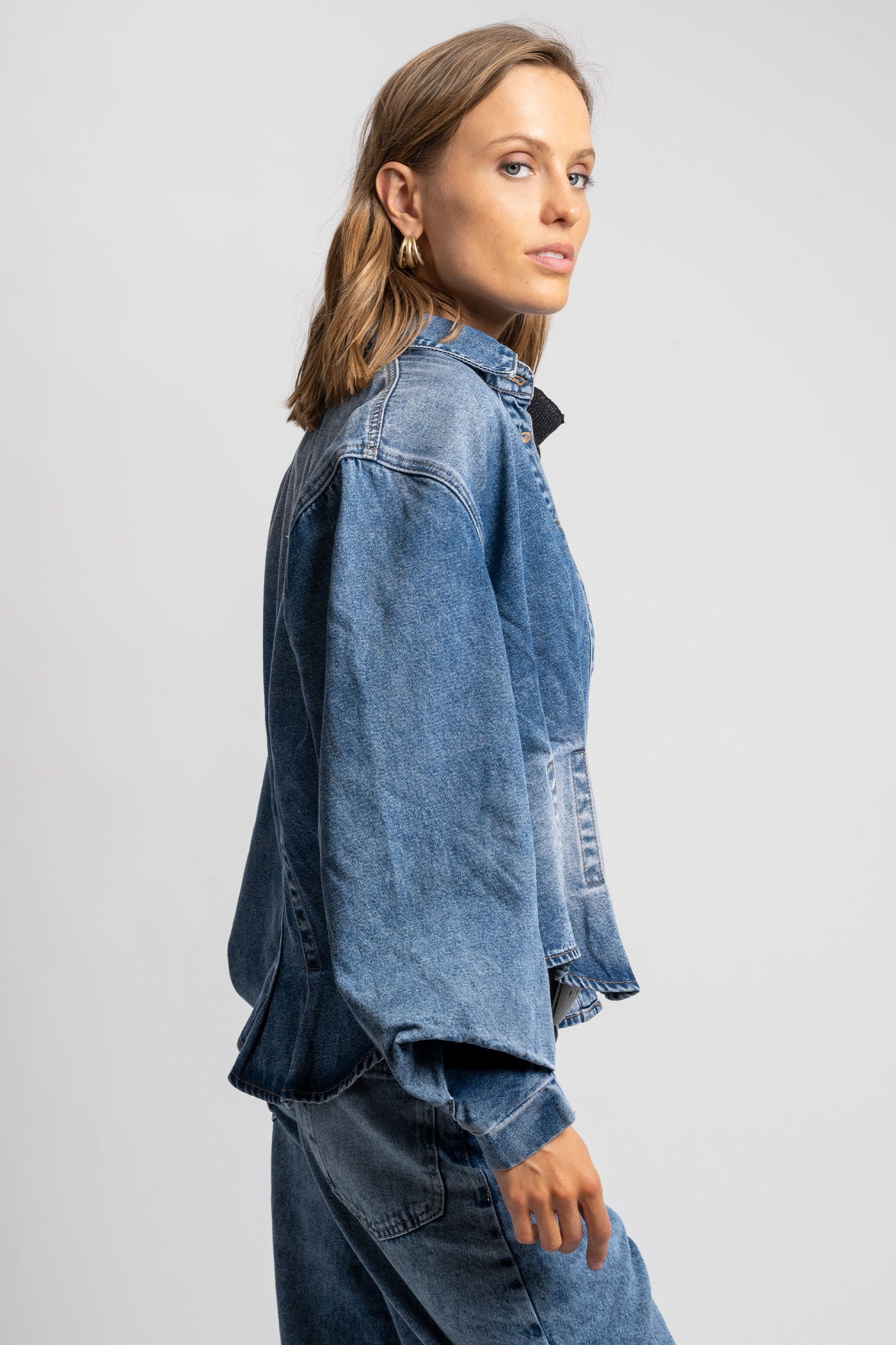 CHAQUETA MARTINA celeste