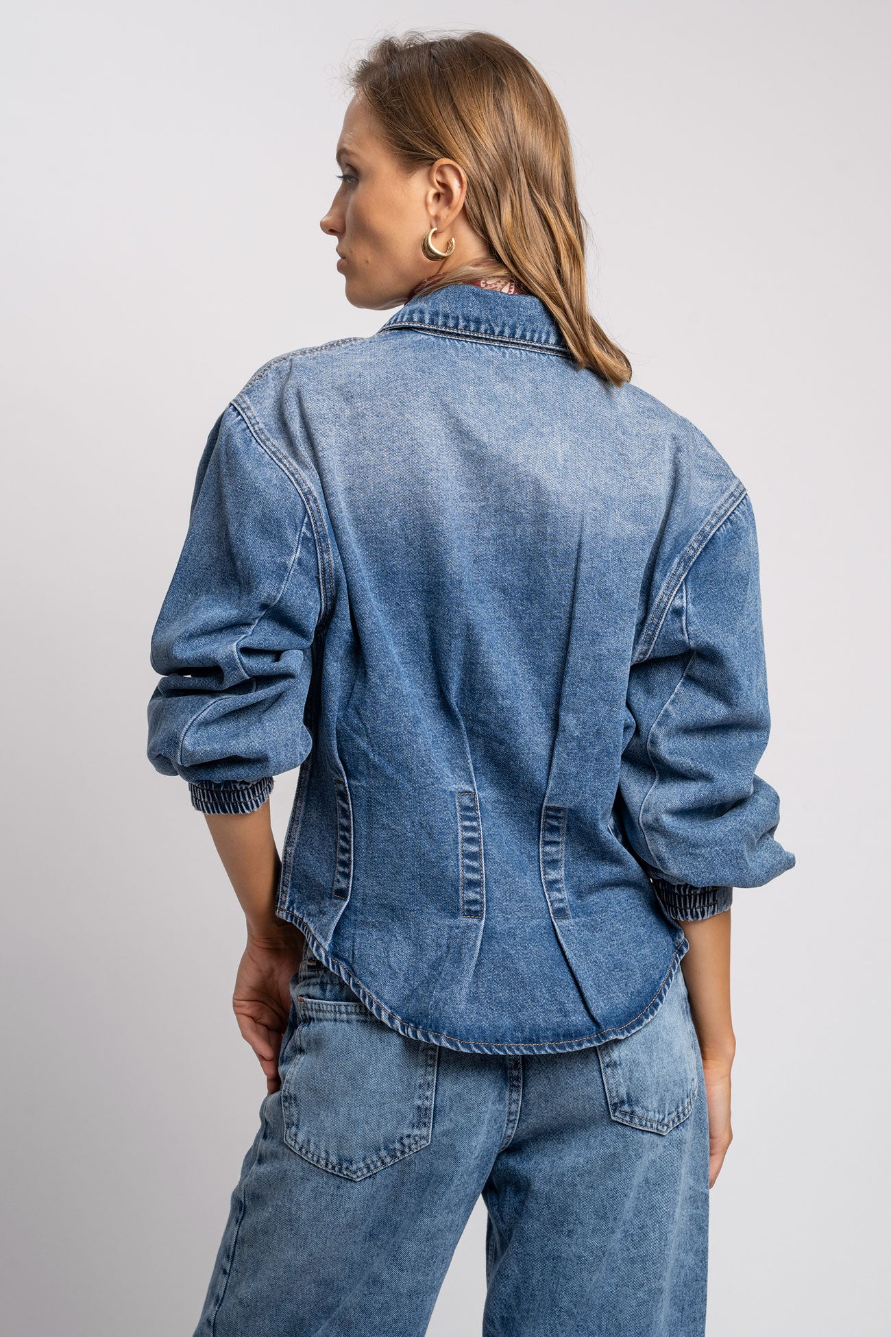 CHAQUETA MARTINA celeste