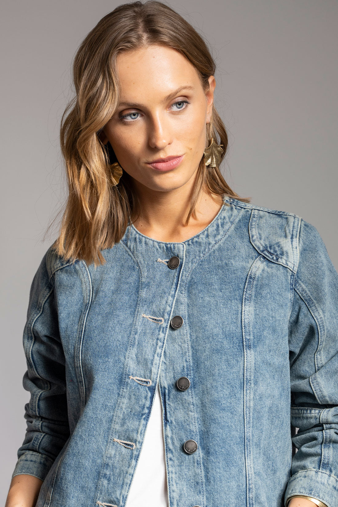 CHAQUETA ROMA celeste