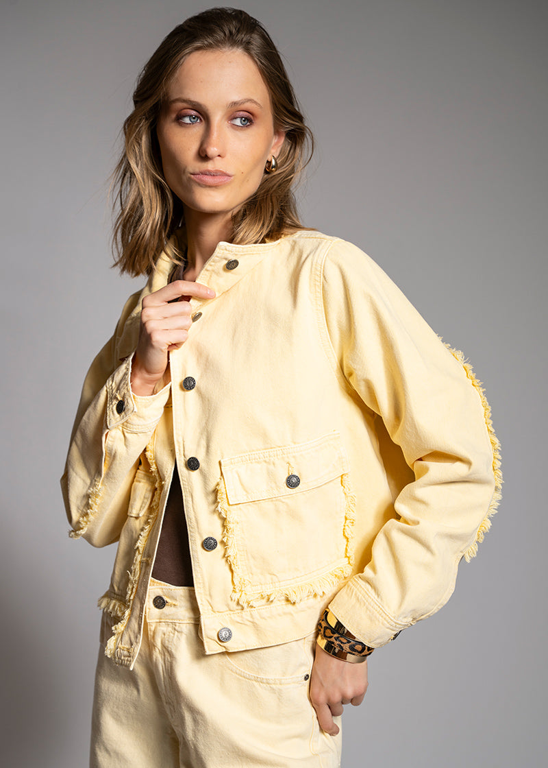 CHAQUETA TESSA amarillo